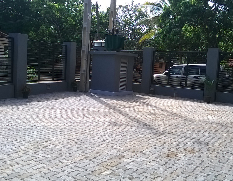 Construction of the Boundary Wall at Central Bank Holiday Home